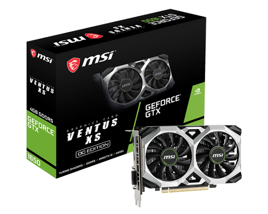MSI GEFORCE GTX 1650 VENTUS XS / 4GB GDD - Loltec Panamá - Venta